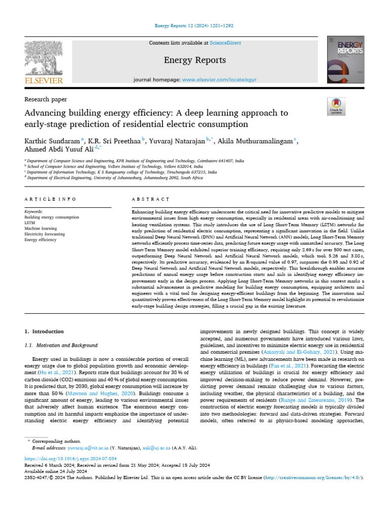 Advancing Building Energy Efficiency A Deep Learning Approach 2024 ...