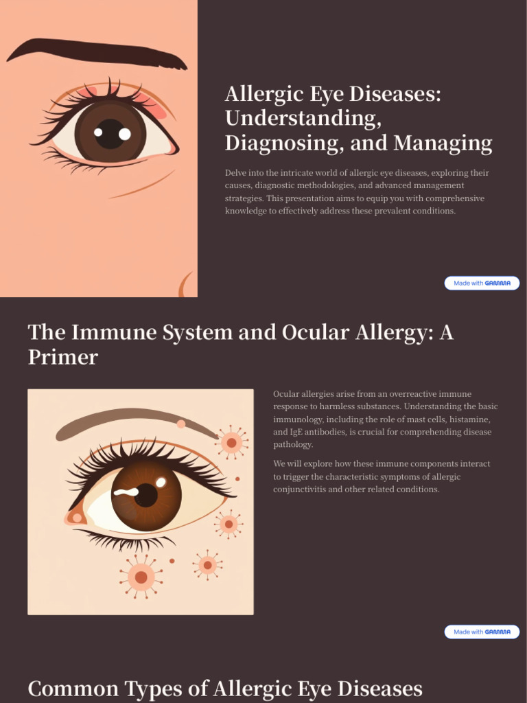 Allergic Eye Diseases Understanding Diagnosing and 251217 115907 | PDF ...