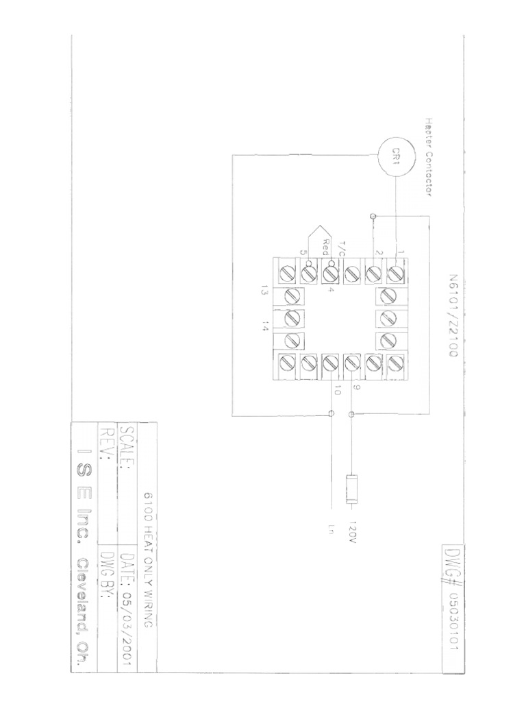 6100 Relay Typical Wiring | PDF