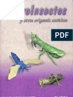 Papiroflexia insectos