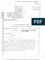 Plea Agreement For Defendant Pilar Planells, U.S. District Court For The Central District of California 05-18-12