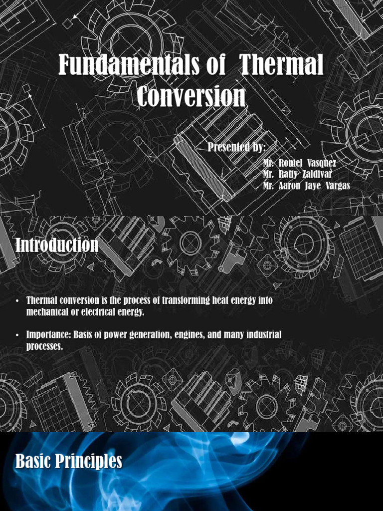 Fundamentals of Thermal Conversion | PDF | Engines | Solar Power