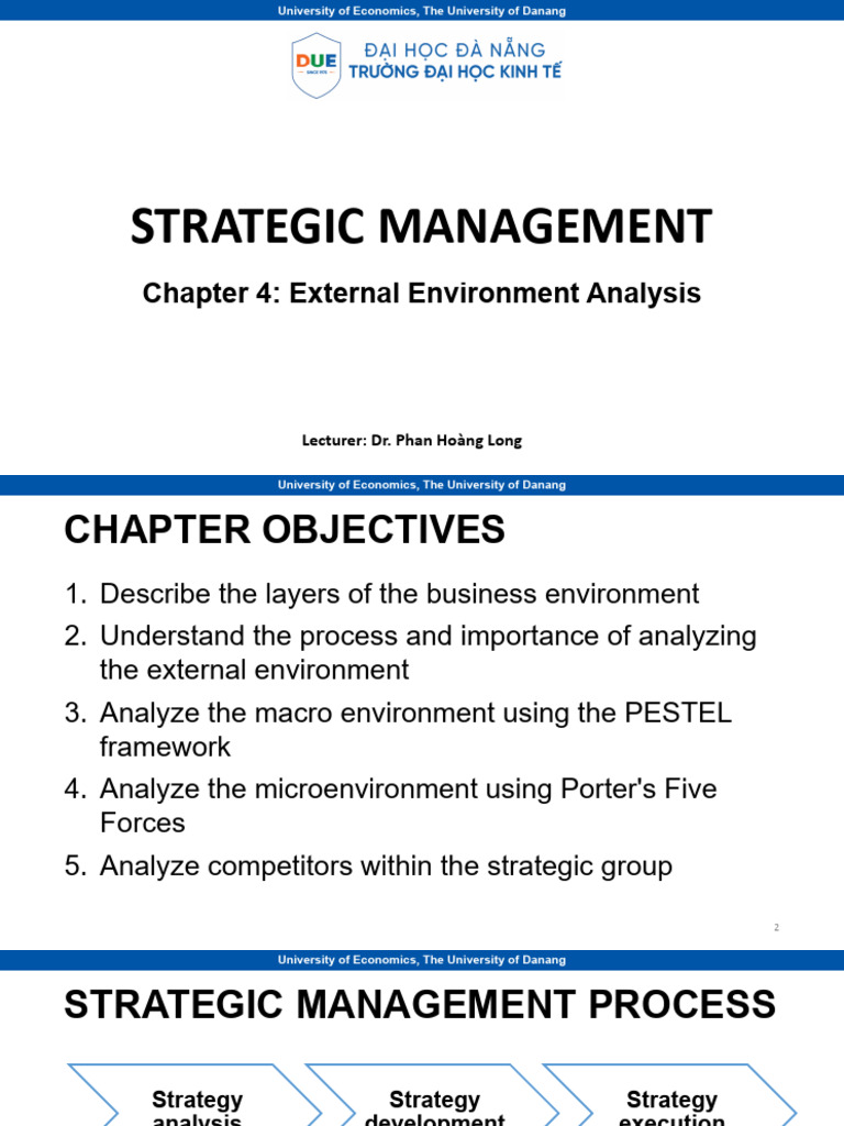 Slide 4. External Environment Analysis | PDF | Scenario Planning ...