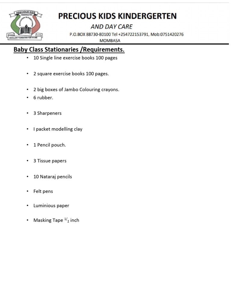 Baby Class | PDF