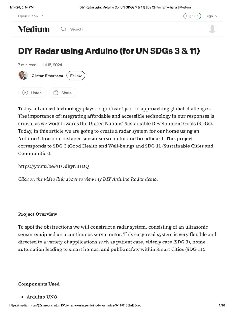 Arduino Radar | PDF