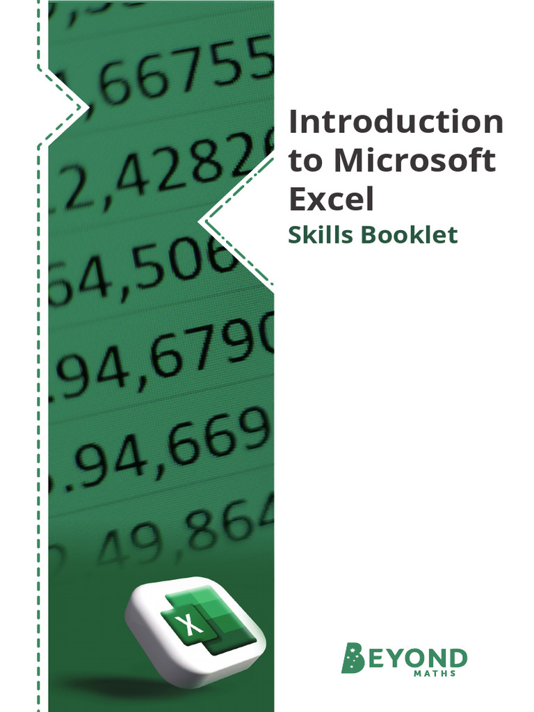 Introduction To Microsoft Excel Skills - Booklet-Ordered-pages | PDF ...