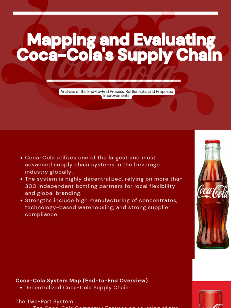 Coco-Cola Supply Chain Management | PDF | Inventory | Coca Cola
