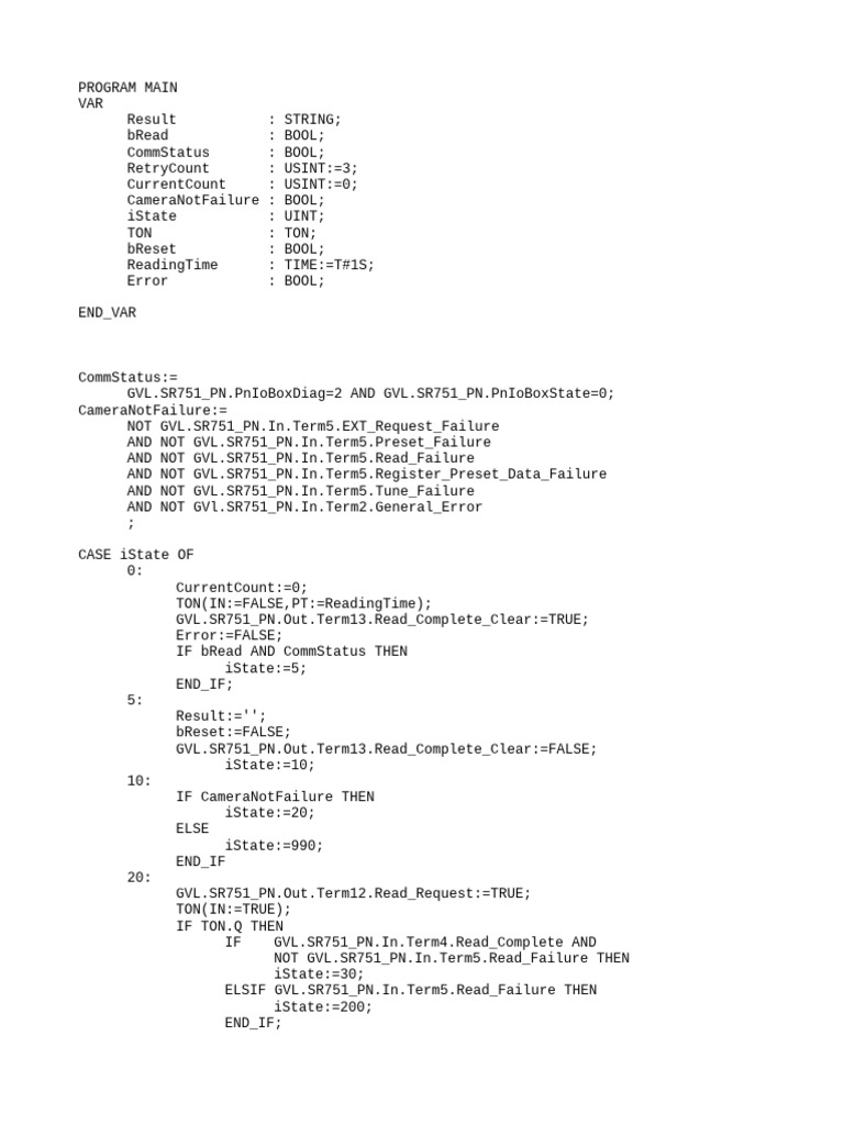 PLC Code Sr751 | PDF | Computer Programming