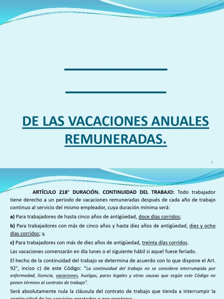 Vacaciones Aguinaldo | PDF | Salario | Derecho laboral
