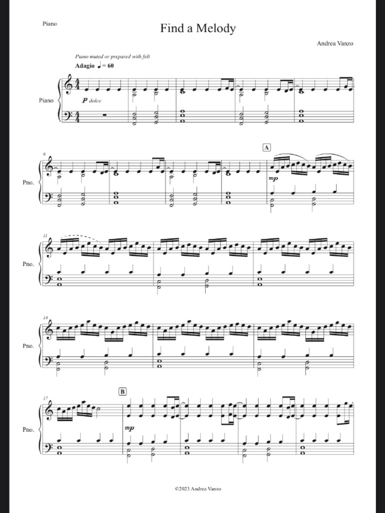 Find A Melody | PDF