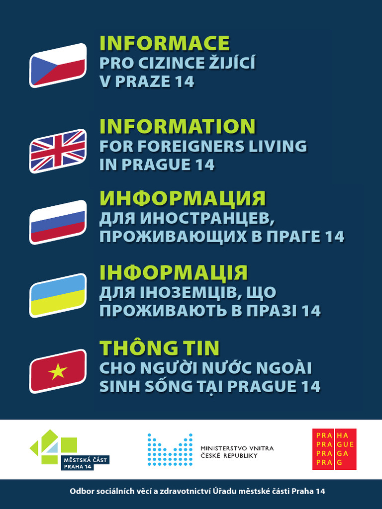 Info Foreigners P14 | PDF | Prague | Identity Document