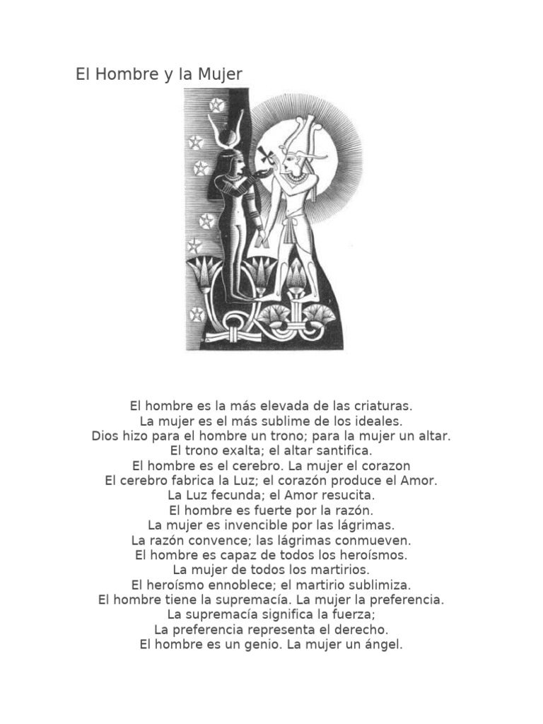 El Hombre y La Mujer | PDF