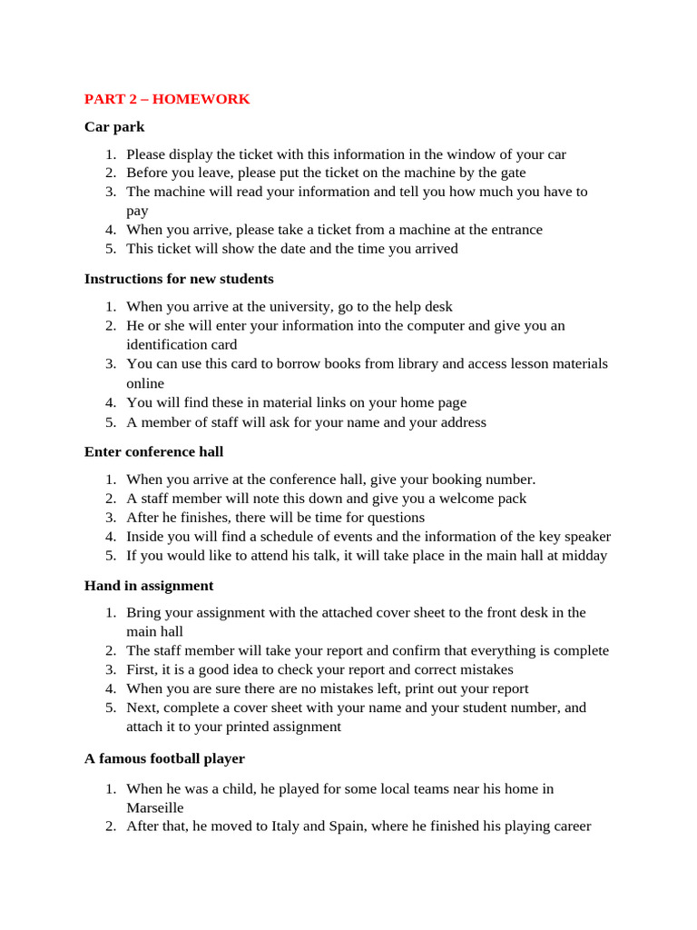 Homework Reading | PDF