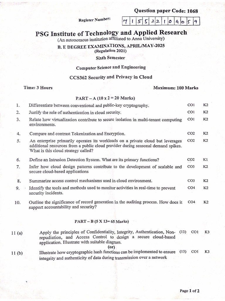 SPC Sem Question Paper | PDF