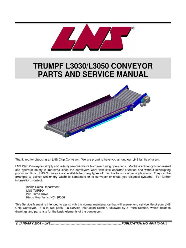Trumpf Parts Service Manual - January 2004 | PDF | Fuse (Electrical ...