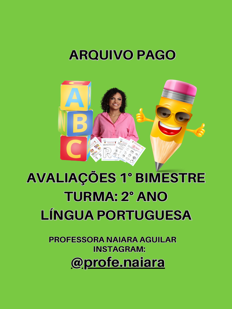 Avaliação - Português - 2 Ano | PDF