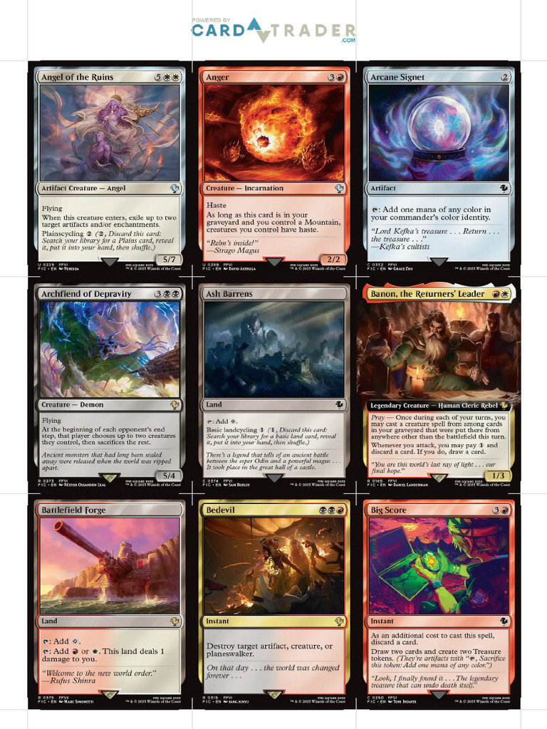FF 4 Commander Decks | PDF