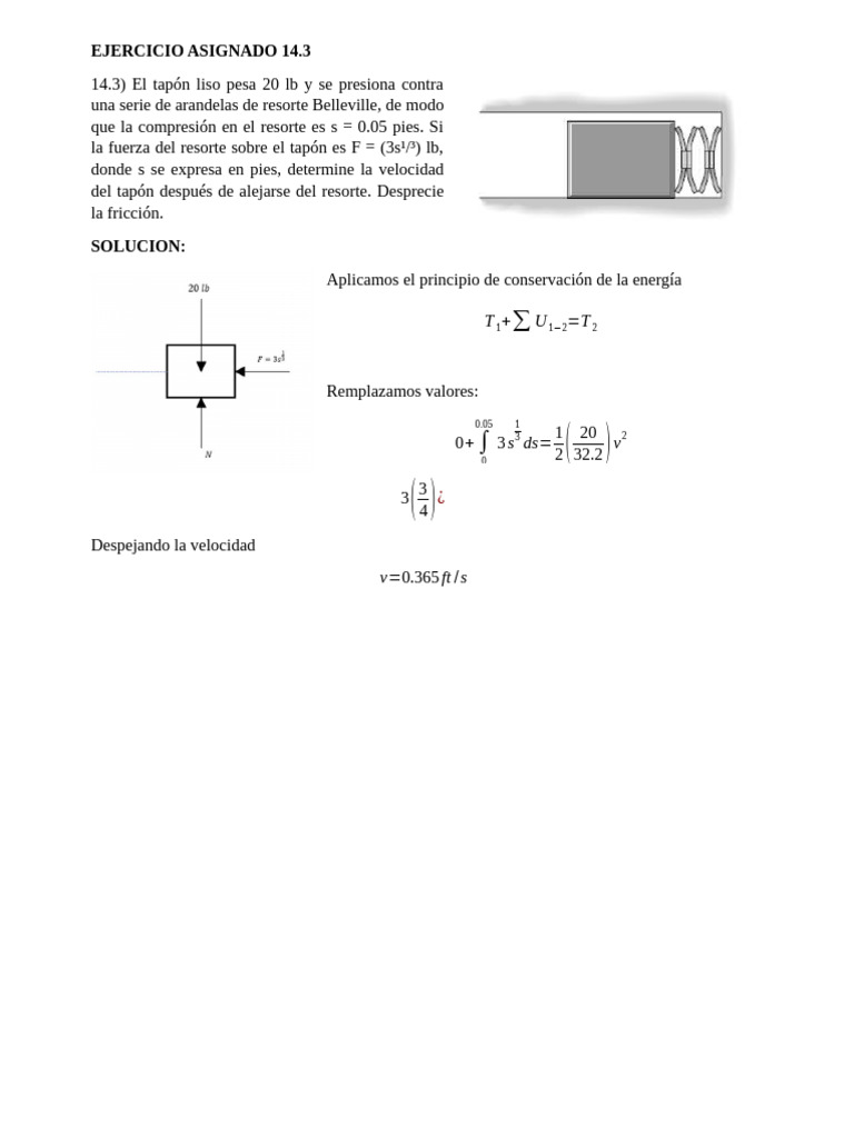 Ejercicio Asignado 14.3 | PDF