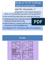 Analysis &amp Design of G+10' Buildings