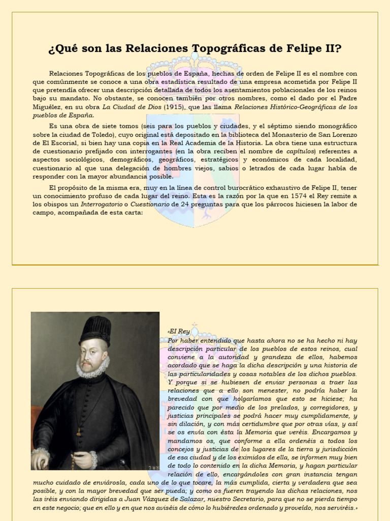 1 576 Relaciones Topogr ficas De Felipe II PDF Espa a