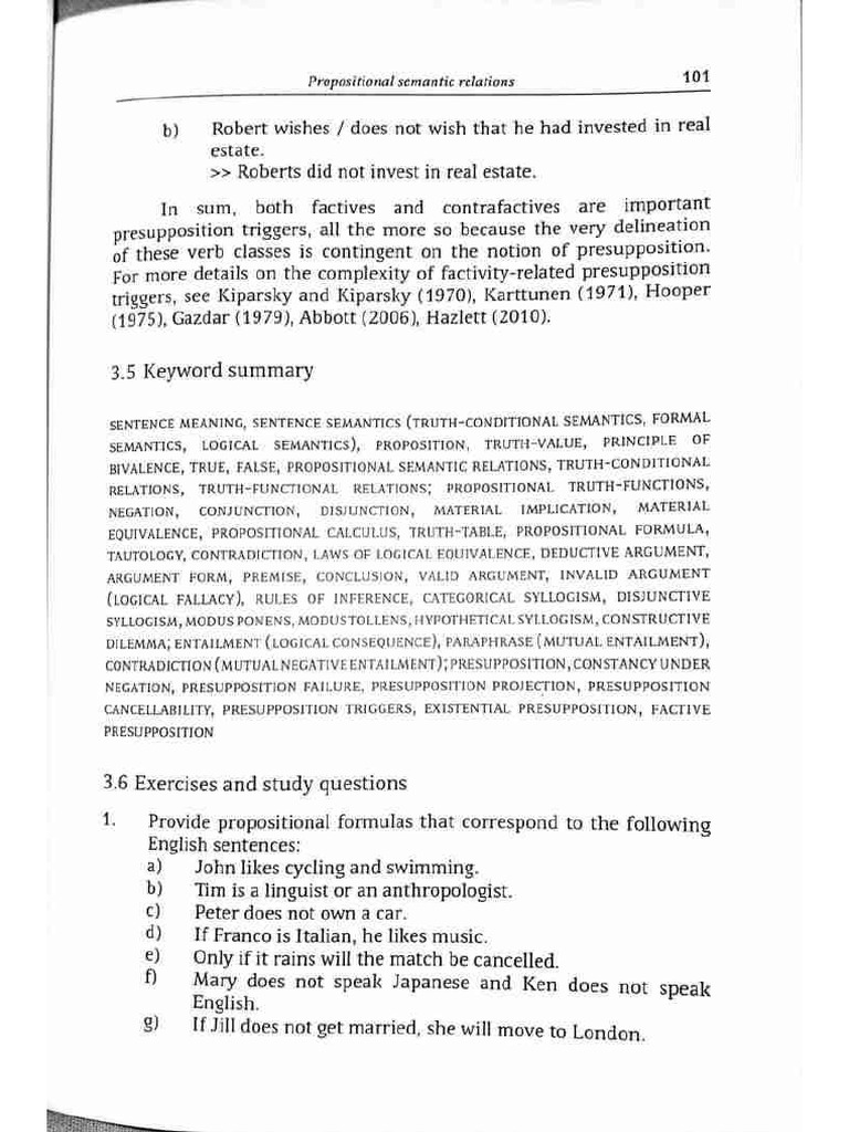 Semantics 1 | PDF