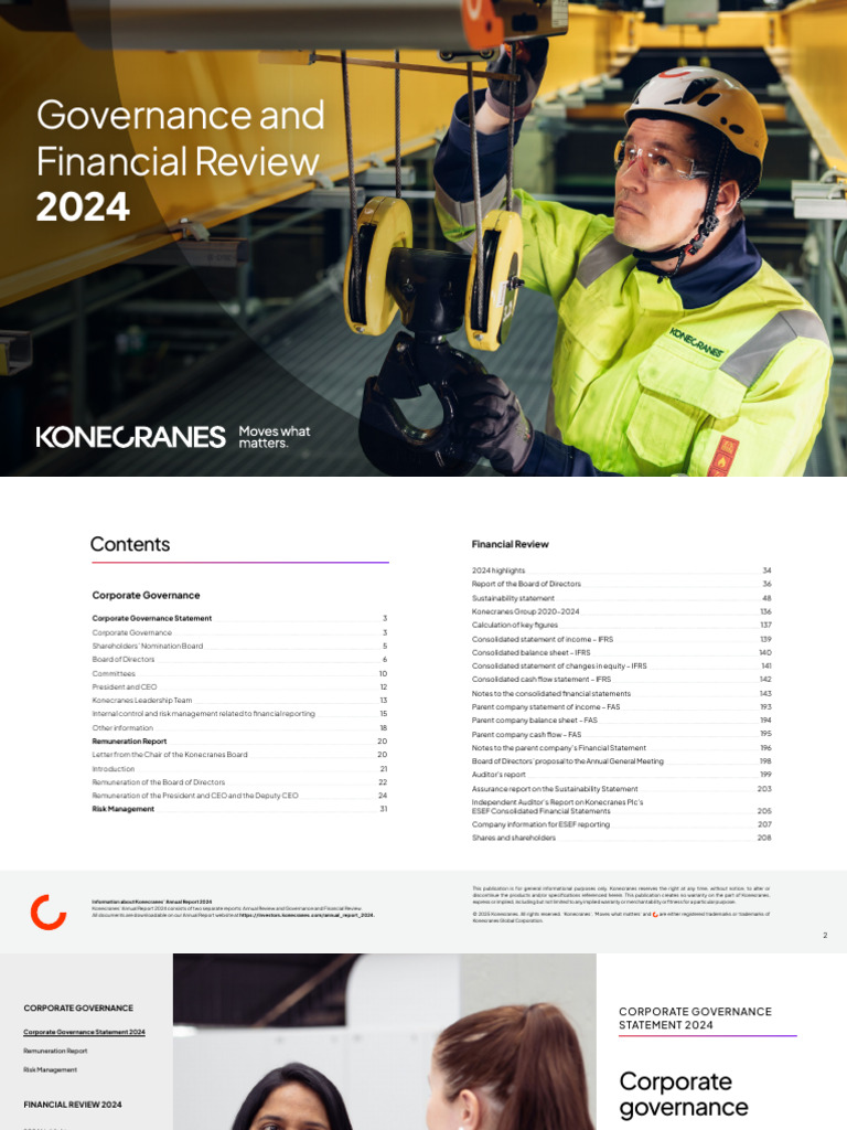 Governance and Financial Review 2024 | PDF | Board Of Directors ...