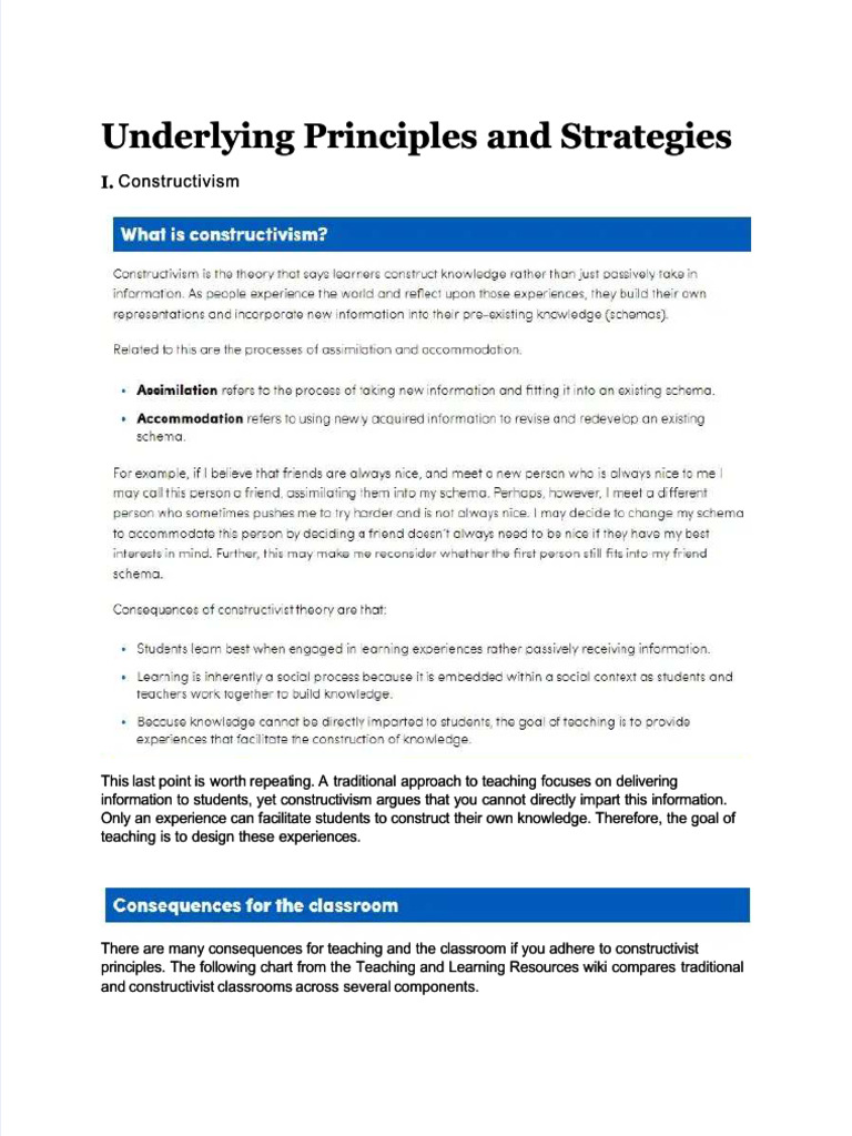PDF Underlying Principles and Strategies Week2 - Compress | PDF ...