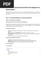 JavaScript Full Course Overview | PDF