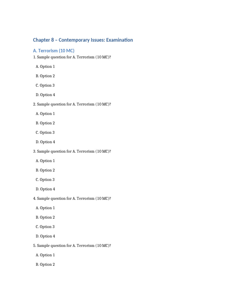 Chapter8 Exam | PDF | Chess Theory | Chess