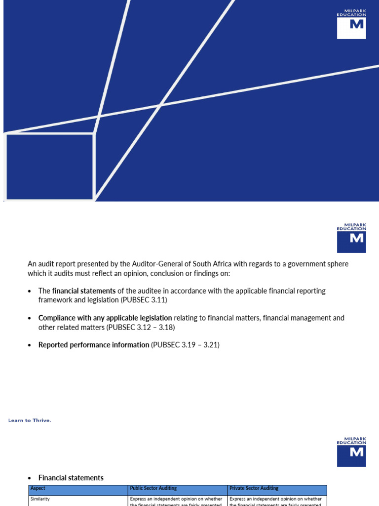 Public Vs Private Sector Auditing | PDF | Audit | Business Economics