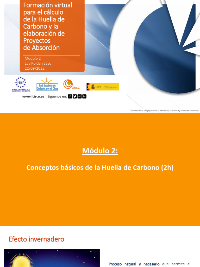 Módulo 2 - Conceptos Básicos de La Huella de Carbono | PDF | Gases de ...