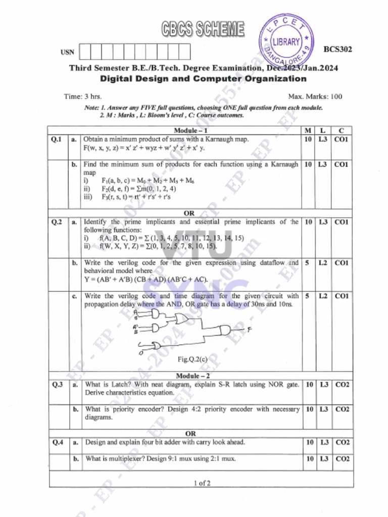 BCS302 Jan 2024 | PDF