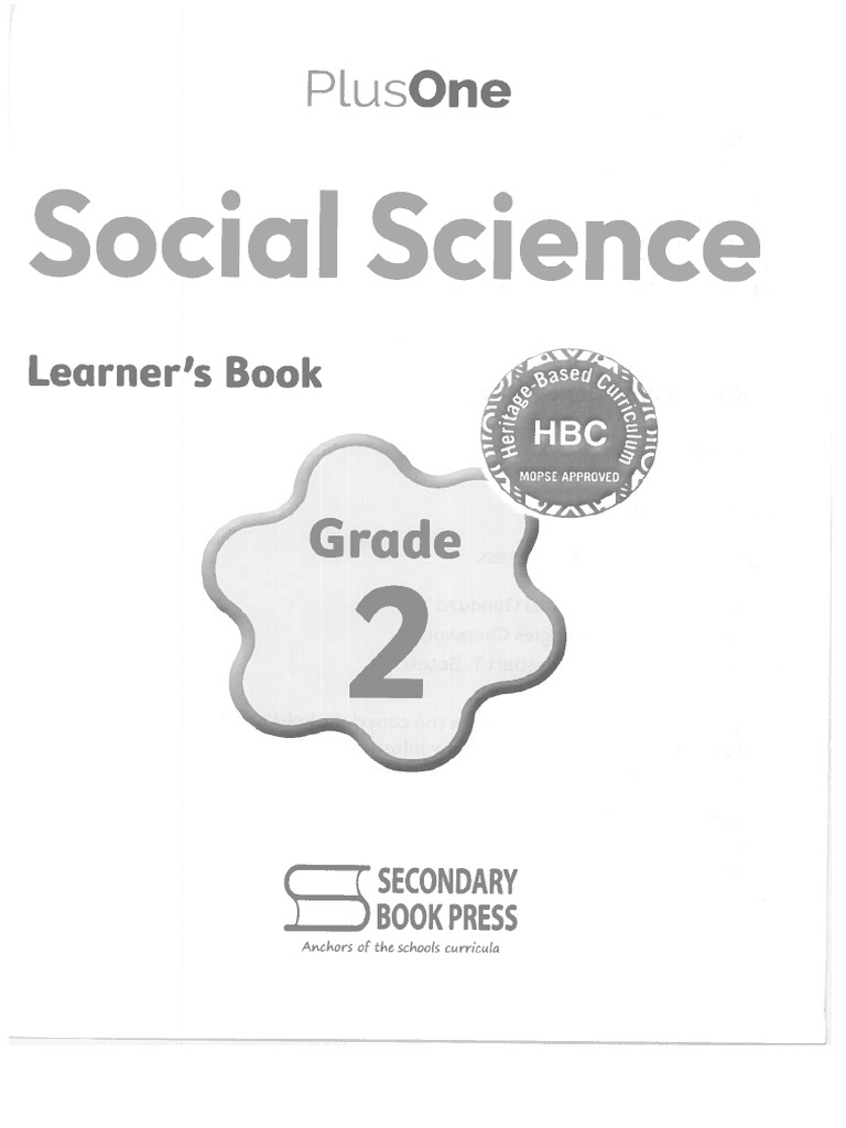 Grade 2 Social Science Black n White P1 | PDF