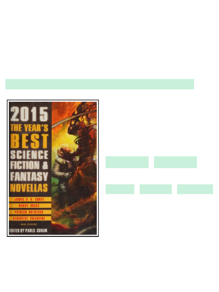 The year's best science fiction & fantasy novellas ebook always ...