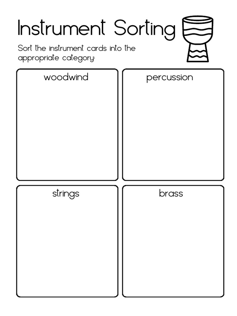 Sort The Instrument Cards Into The Appropriate Category | PDF