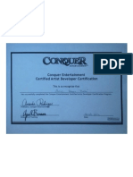 Conquer Certification