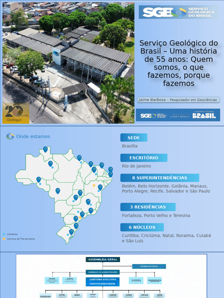 Fageo - 20 Anos - SGB - Uma História de 55 Anos | PDF | Brasil ...