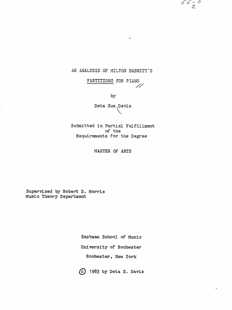 Davis Thesis | PDF