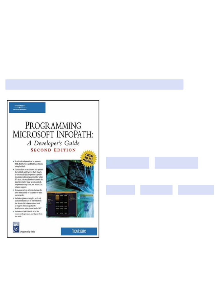 Programming Microsoft InfoPath 1st Edition Thom Robbins digital ...
