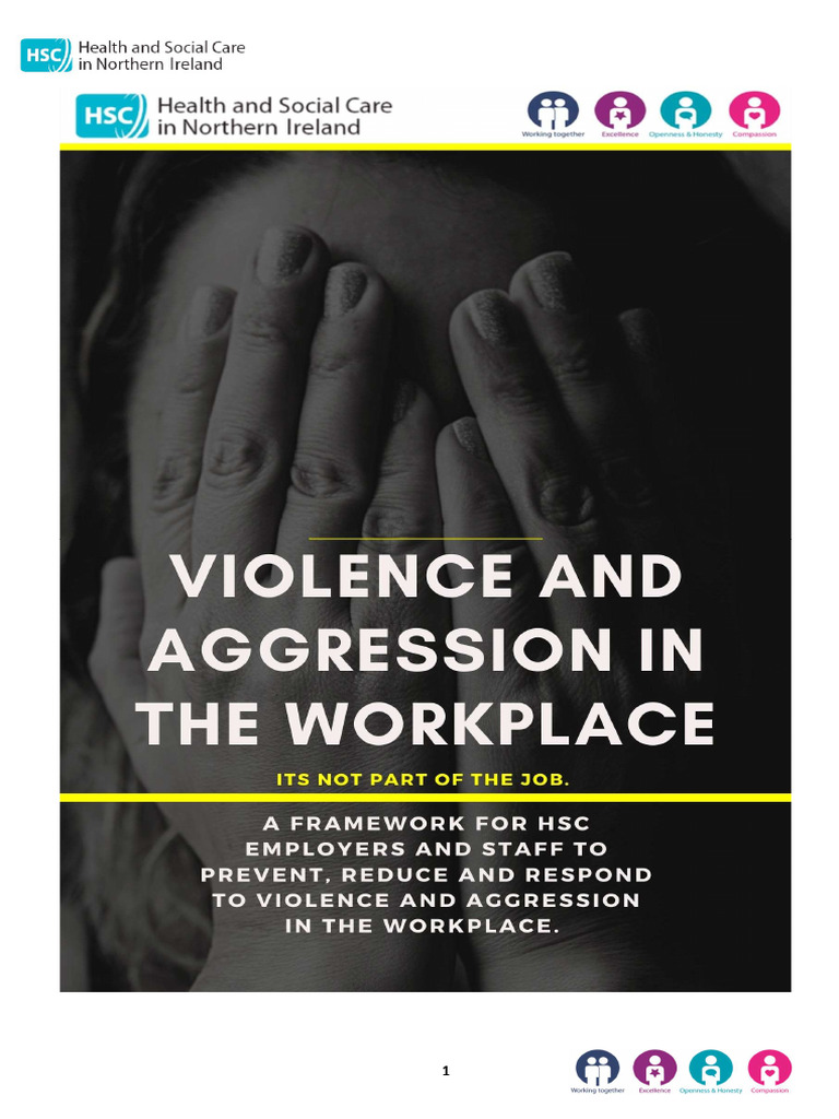 Violence and Aggression in The Workplace Framework | PDF | Violence ...