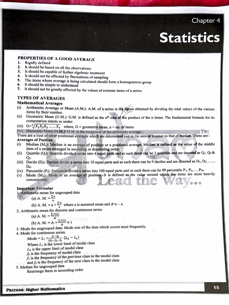 Statistics | PDF