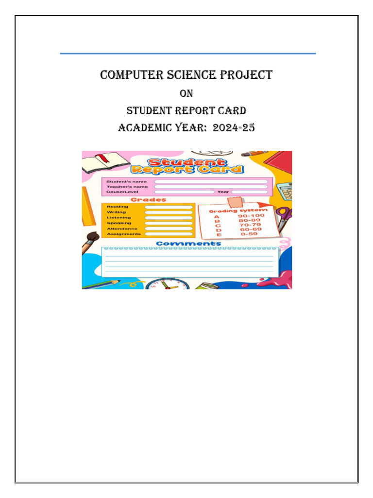 Student Report Card Code Output | PDF | Operating System | 64 Bit Computing