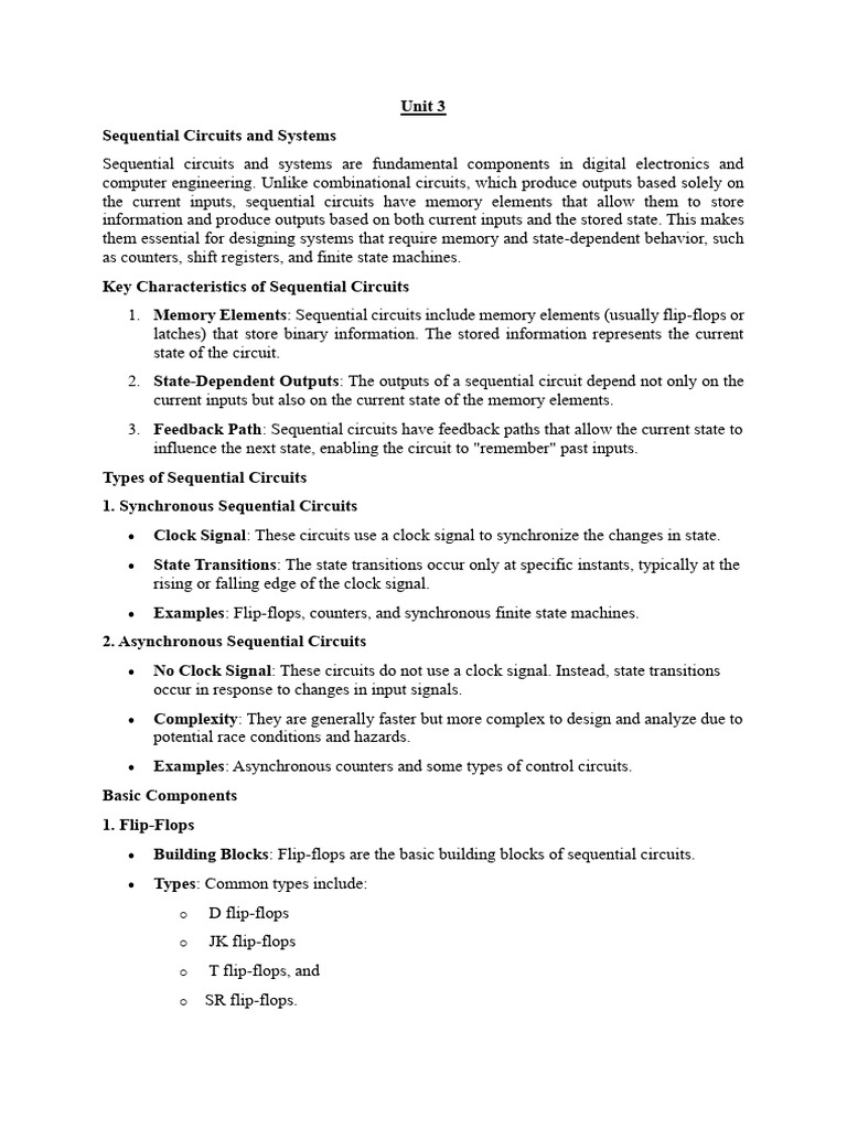 Unit 3 All Topics | PDF | Computer Engineering | Computer Architecture