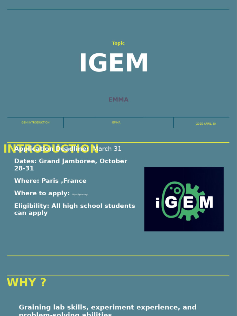 IGEM | PDF