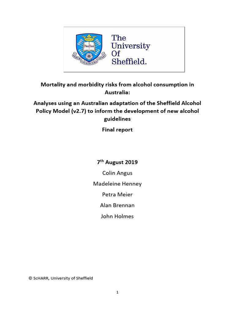 10 Mortality Morbidity Risks From Alcohol Cons | PDF | Risk | Alcoholism