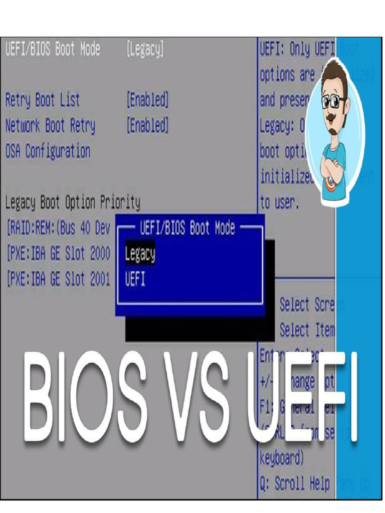 Saiba Quais São As Diferenças Entre BIOS e UEFI | PDF | BIOS ...