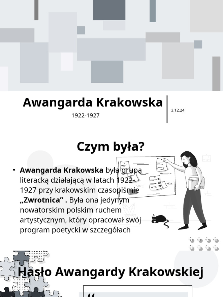 Awangarda Krakowska Prezentacja | PDF