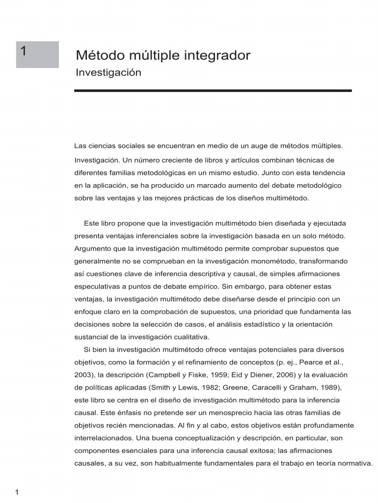 Integrative Multi-Method | PDF | Estadísticas | Investigación cuantitativa