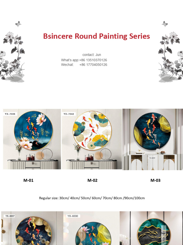 Bsincere Round Painting Series | PDF