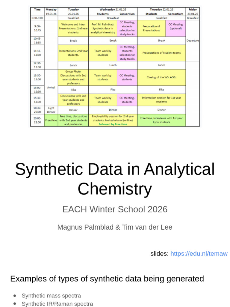 Synthetic Data in Analytical Chemistry | PDF | World Wide Web ...